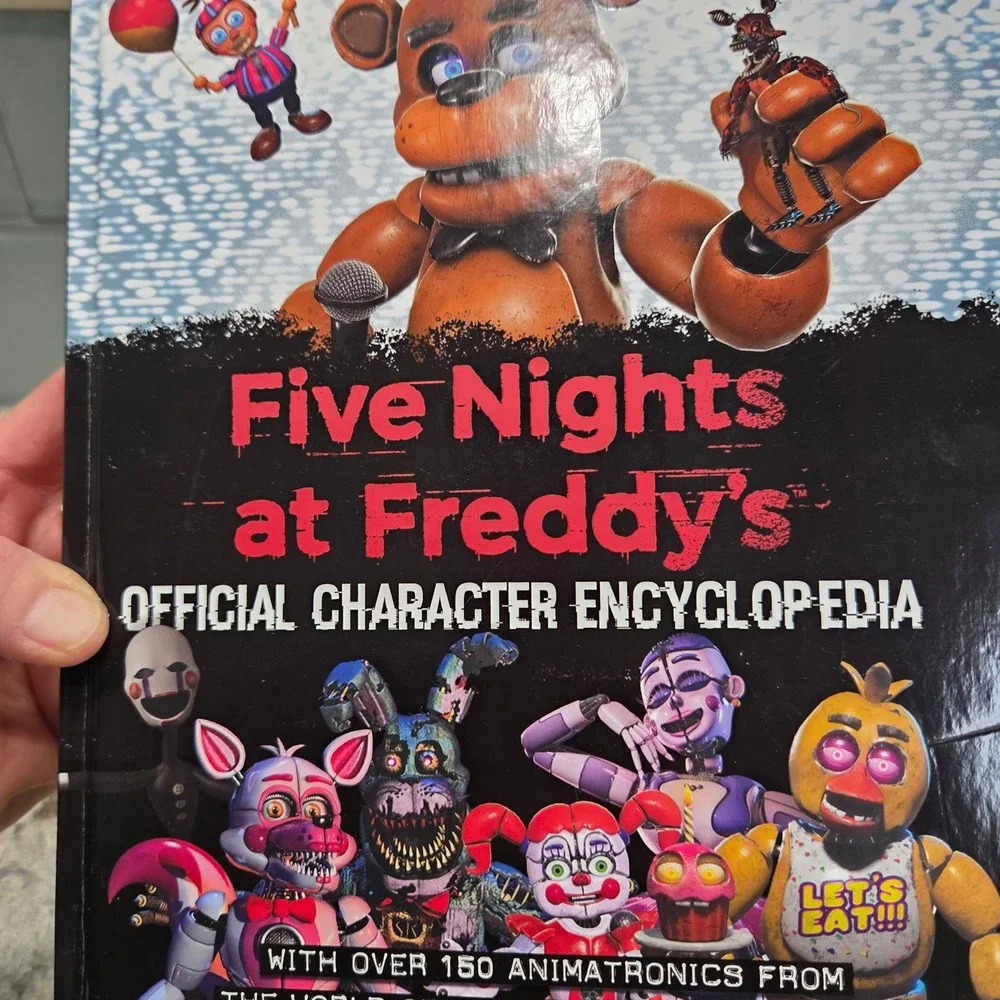 Five Nights at Freddys Official Character Encyclopedia FNAF Guide Book Hardcover